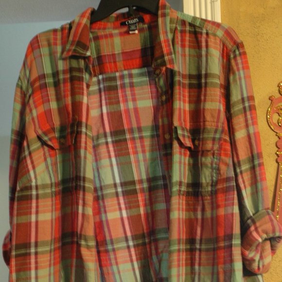 Chaps, button down shirt - Picture 1 of 3